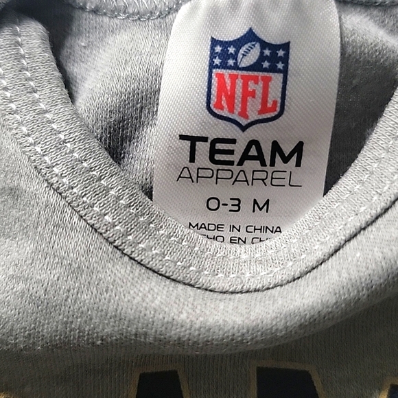 NFL Team Apparel Rams Football Onesie - Picture 2 of 3